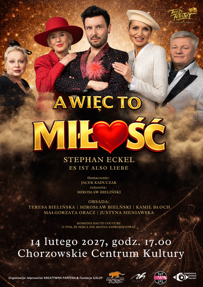 Plakat wydarzenia:  Spektakl walentynkowy A więc to miłość 