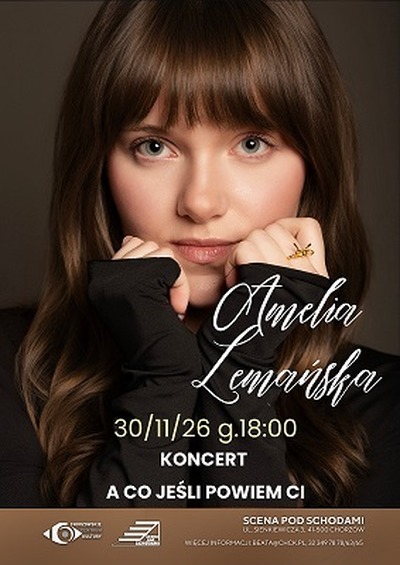 Plakat wydarzenia: AMELIA LEMAŃSKA-KONCERT 